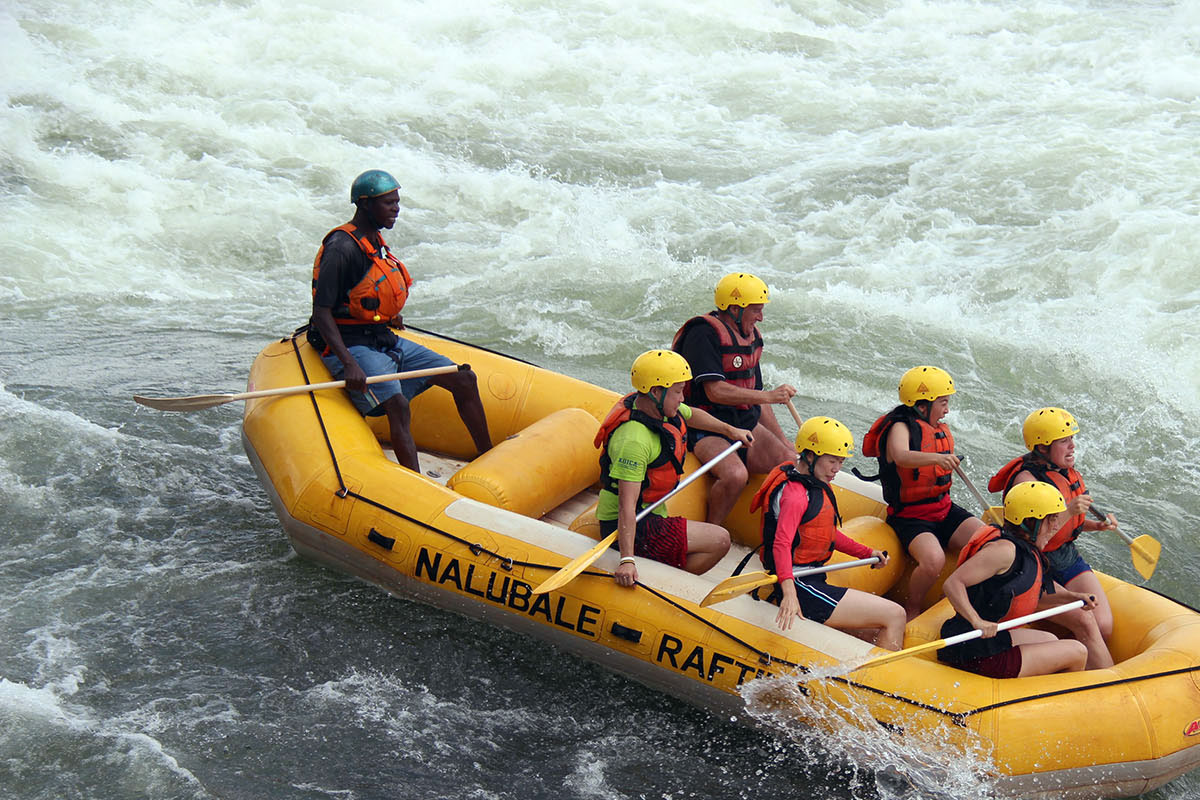 Rafting in Jinja