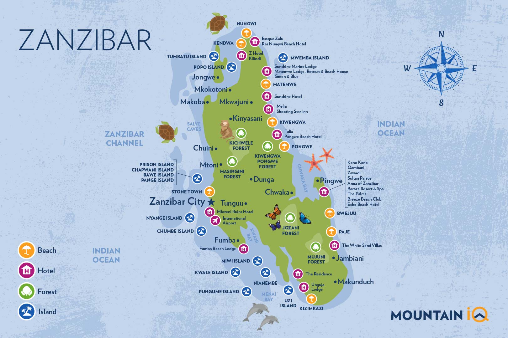 where is zanzibar located